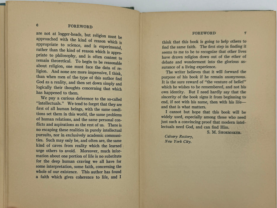 The Venture of Belief by Philip Marshall Brown — Second Edition