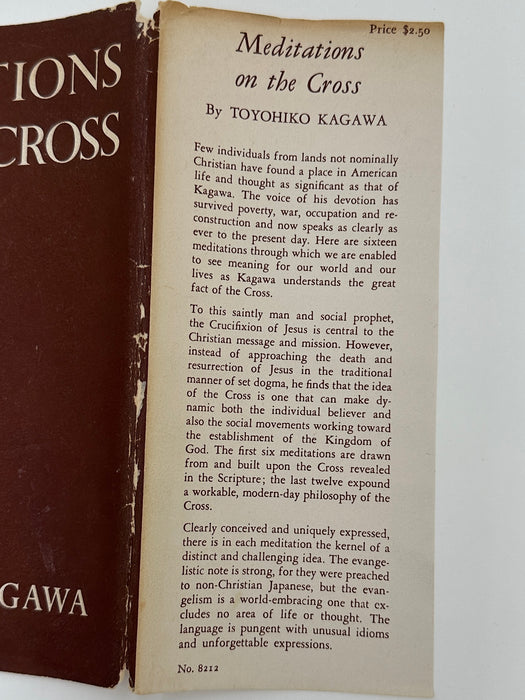 Meditations on the Cross by Toyohiko Kagawa