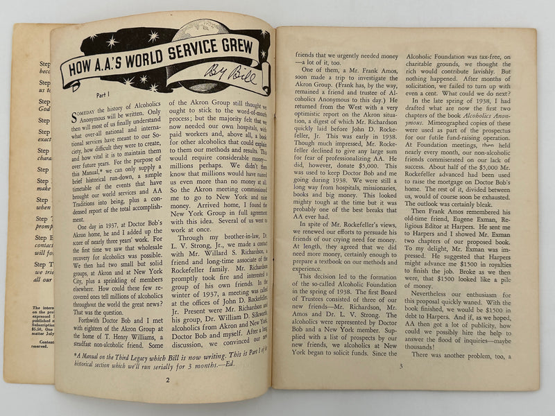 AA Grapevine from May 1955 Recovery Collectibles