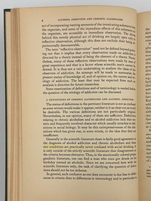 Alcohol Addiction and Chronic Alcoholism by E. M. JELLINEK