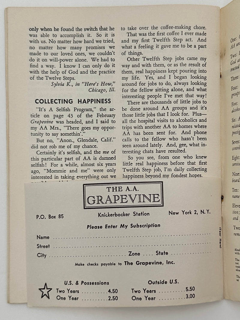 AA Grapevine from June 1953