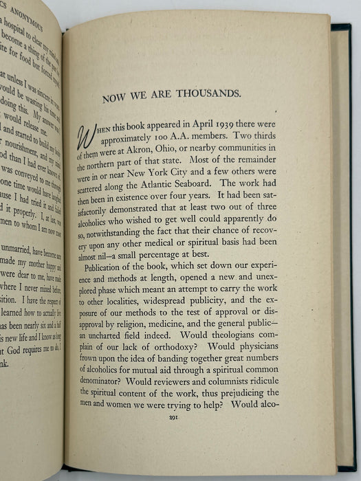 Alcoholics Anonymous First Edition 10th Printing from 1946 - ODJ