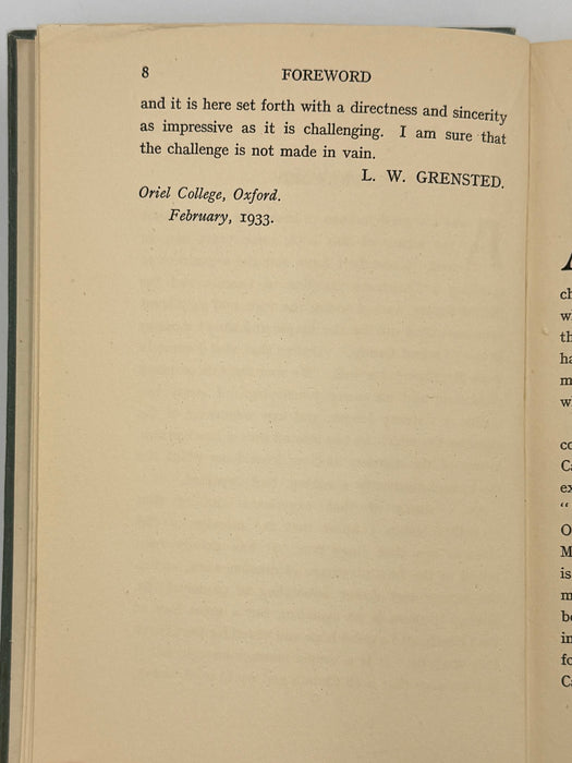 Conversion of the Church by Samuel M. Shoemaker - First British Edition 1933