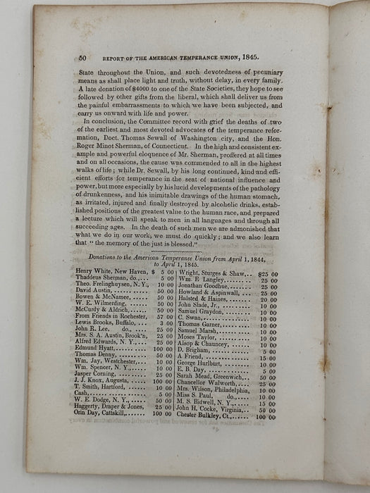 Report of the Executive Committee of the American Temperance Union - 1845