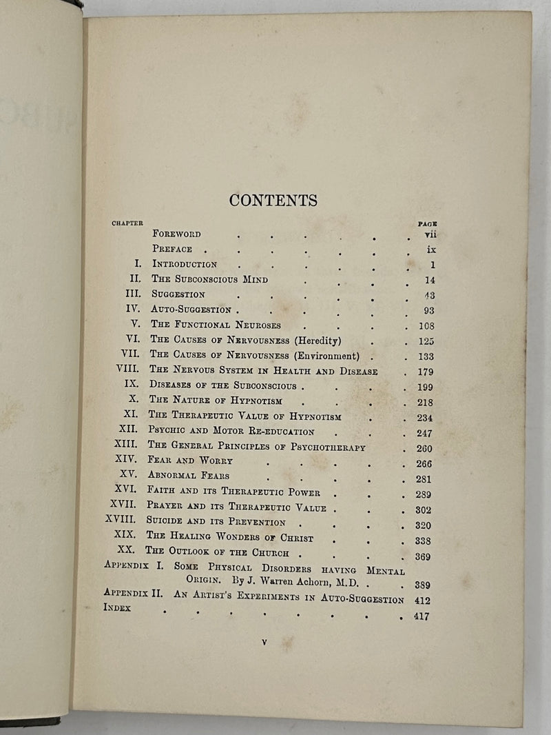 The Subconscious Mind by Worcester, McComb, Coriat - 1920 Recovery Collectibles