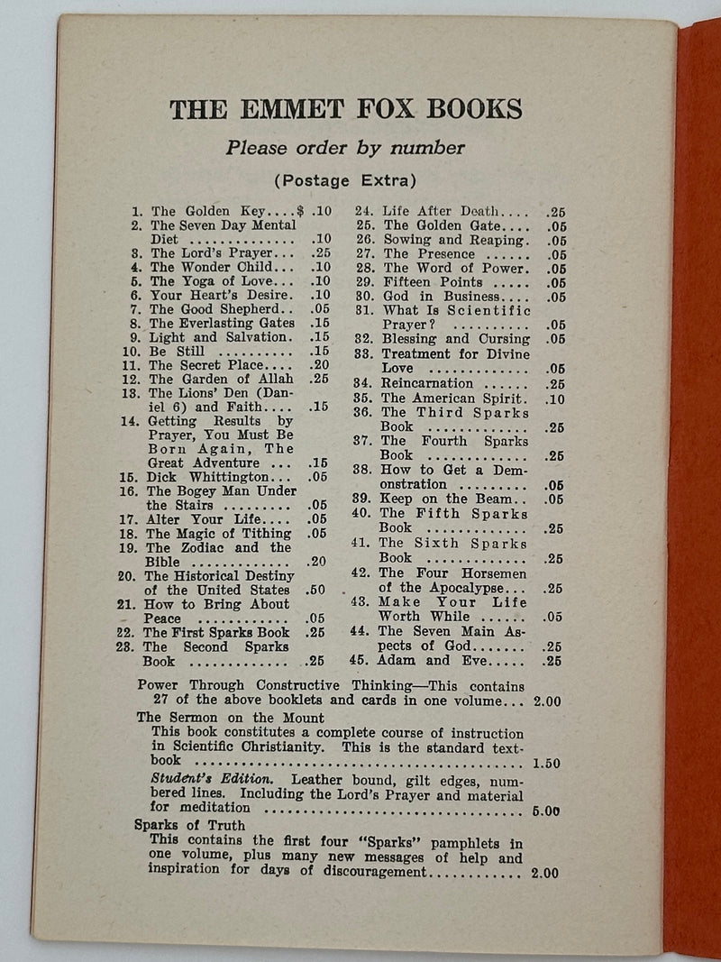 Emmet Fox - Getting Results by Prayer - 1943