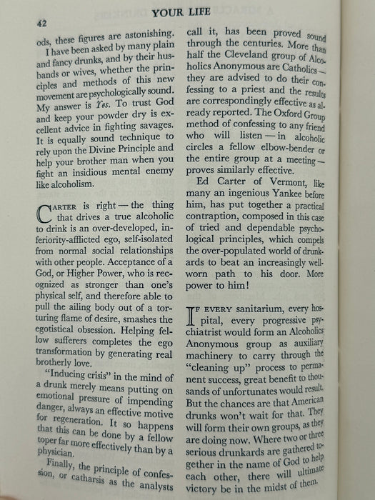 Your Life: The Popular Guide to Desirable Living — April 1940 Featuring “A Miracle Cure for Drinkers” by William Moulton Marston