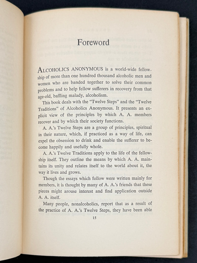Twelve Steps and Twelve Traditions — First Printing (1953) Harper & Brothers Edition — Original Dust Jacket