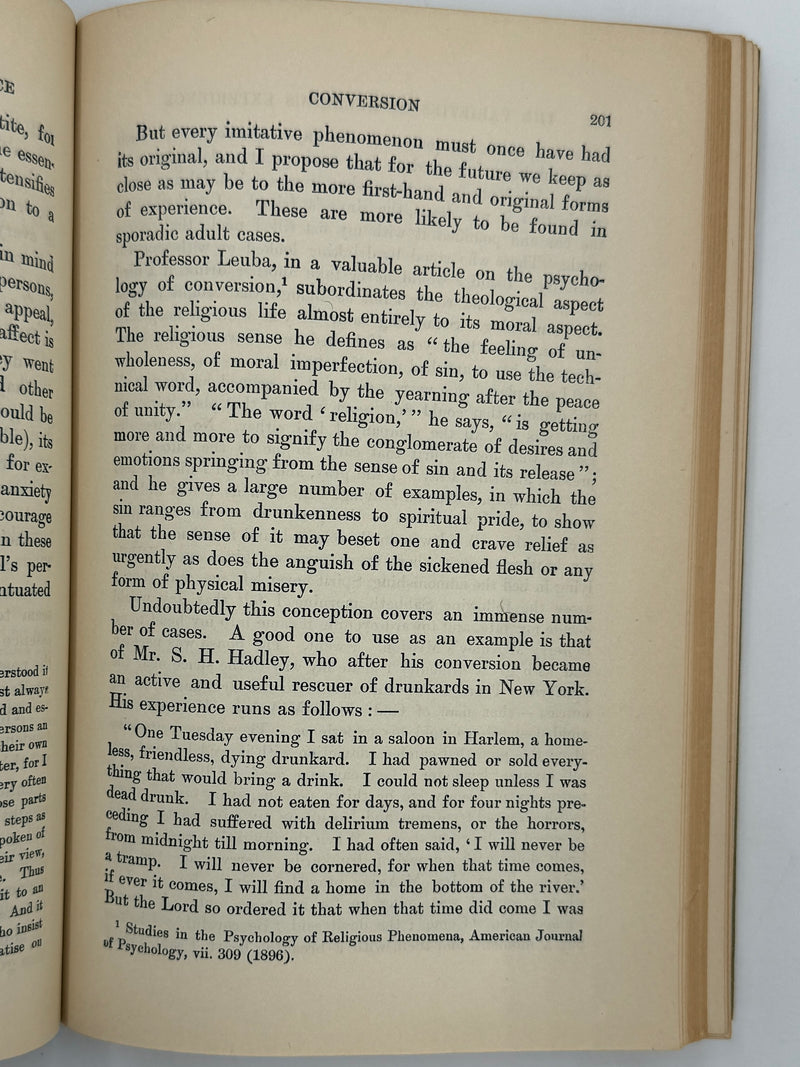 Varieties of Religious Experience by William James - from 1929