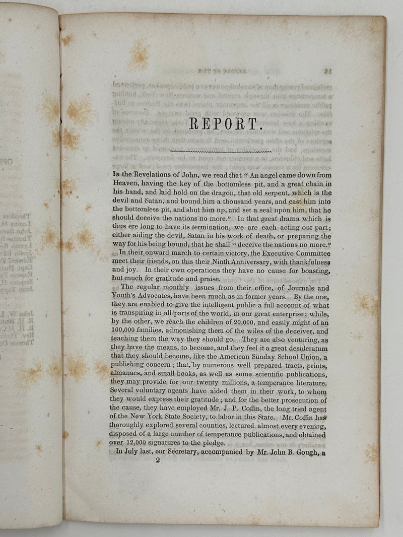 Report of the Executive Committee of the American Temperance Union - 1845