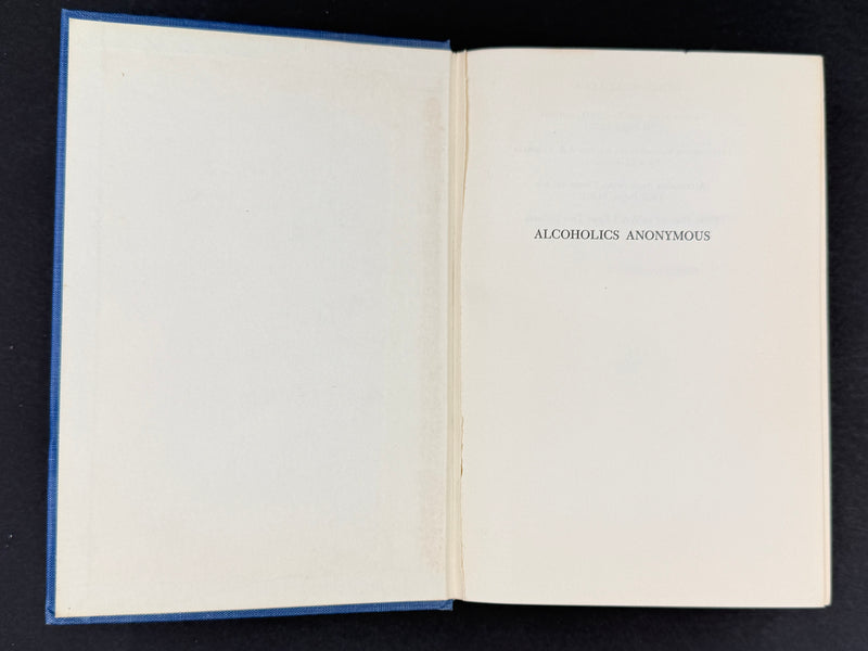 Alcoholics Anonymous — Second Edition, Fourth Printing (1960)
