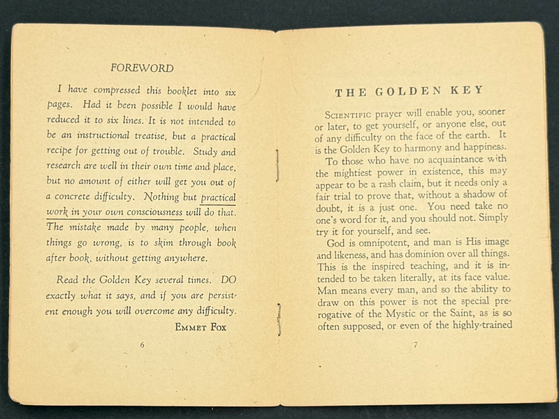 The Golden Key by Emmet Fox