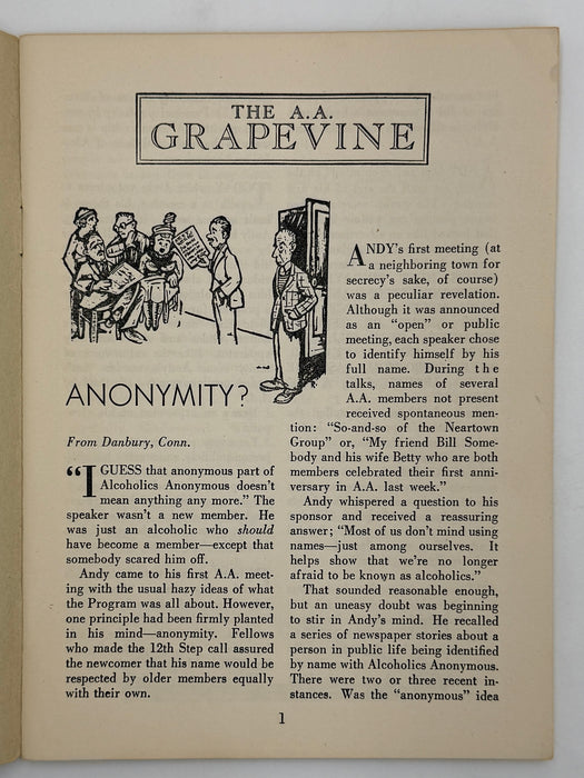 AA Grapevine from March 1949