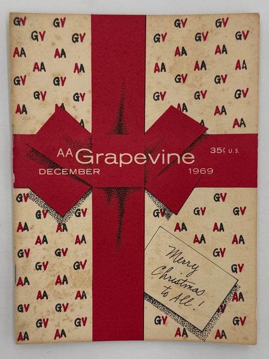 AA Grapevine from December 1969 - Merry Christmas To All