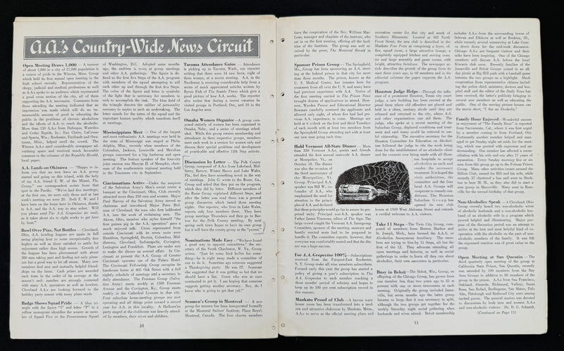 The A.A. Grapevine — December 1947 | Volume IV, No. 7 — Bill W. on the First Tradition