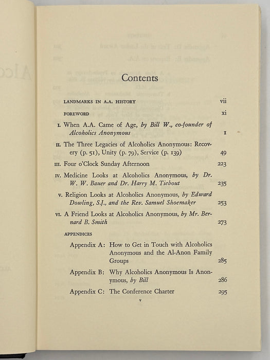 Alcoholics Anonymous Comes Of Age - Fourth Printing from 1971 - ODJ