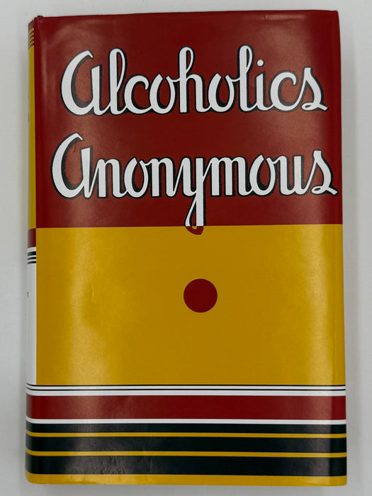 Alcoholics Anonymous First Edition 4th Printing Big Book 1943 - Blue - RDJ