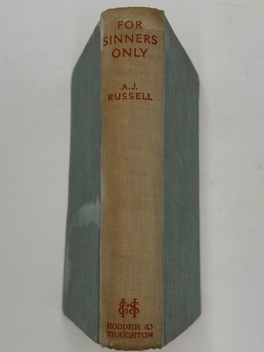 Signed by A.J. Russell - First Printing of For Sinners Only