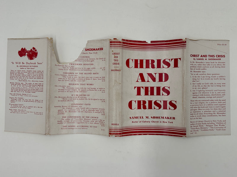 Christ and This Crisis by Samuel M. Shoemaker - ODJ Recovery Collectibles