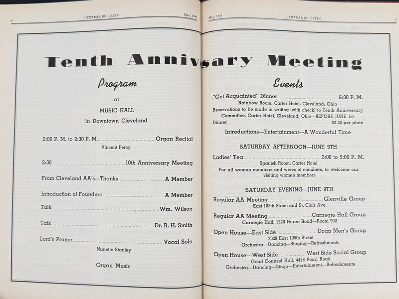 The Cleveland Central Bulletin Collection — Original Bound Volumes, 1942–1962