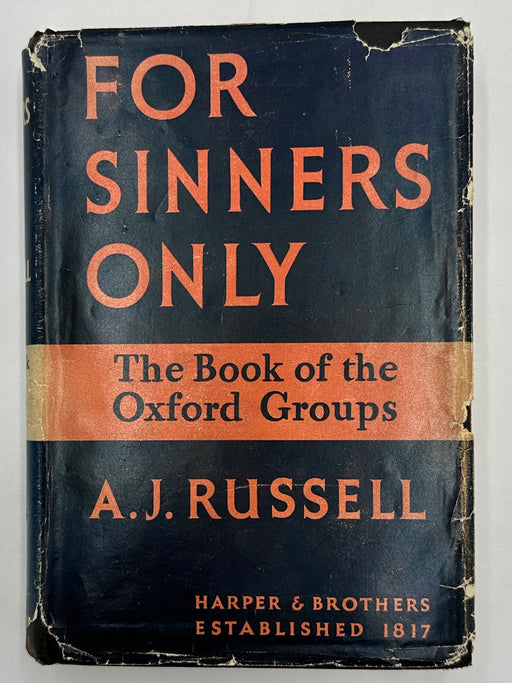 For Sinners Only by A.J. Russell - 1st Printing - ODJ West Coast Collection