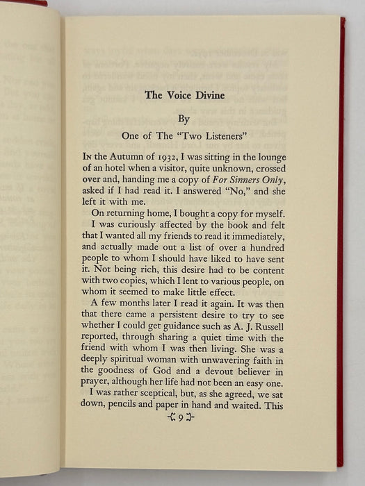 God Calling edited by A.J. Russell - 18th Printing from 1963