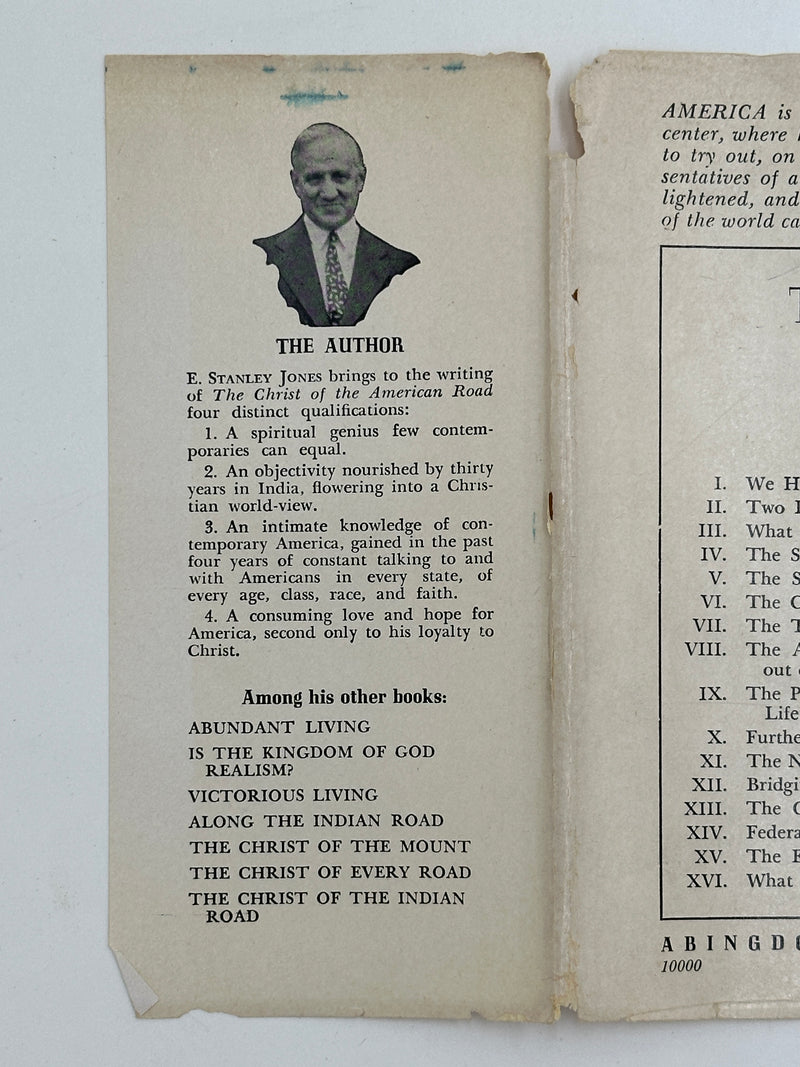 The Christ of the American Road by E. Stanley Jones