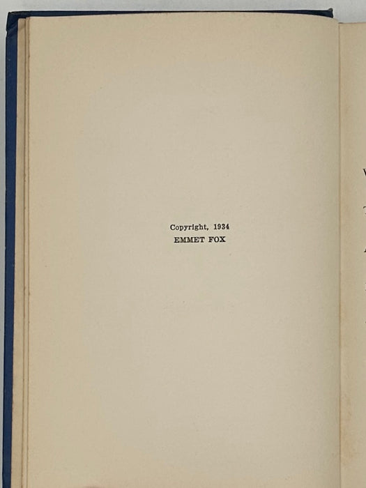 The Sermon on the Mount by Emmet Fox - First Edition