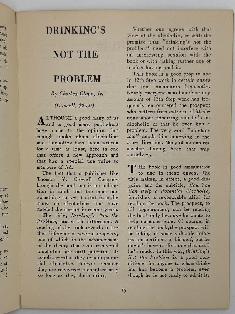 AA Grapevine from December 1949