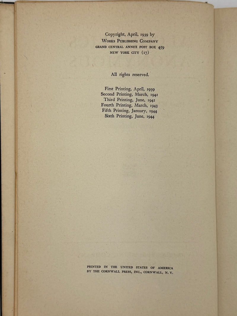 Alcoholics Anonymous First Edition 6th Printing from 1944 with RDJ