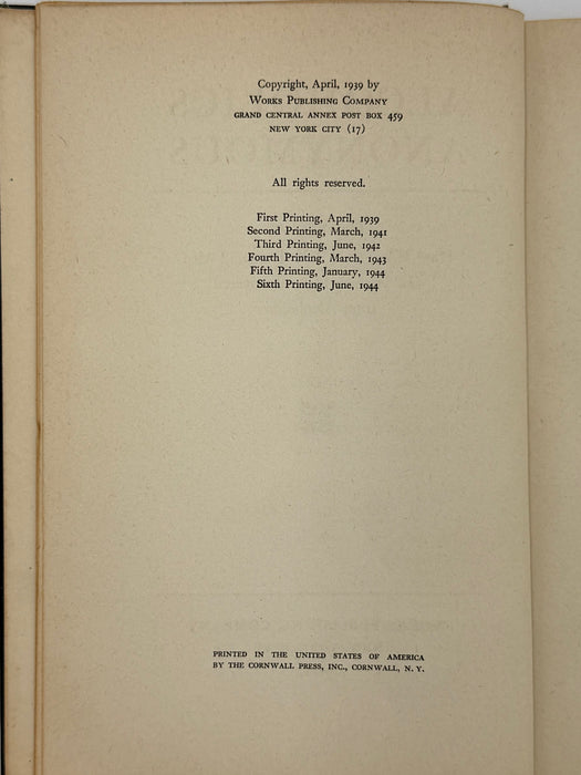 Alcoholics Anonymous First Edition 6th Printing from 1944 with RDJ