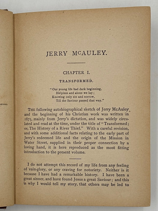 Jerry McAuley An Apostle To The Lost - 2nd Edition