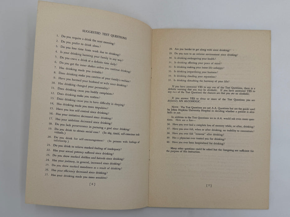 Alcoholics Anonymous: An Interpretation of our Twelve Steps