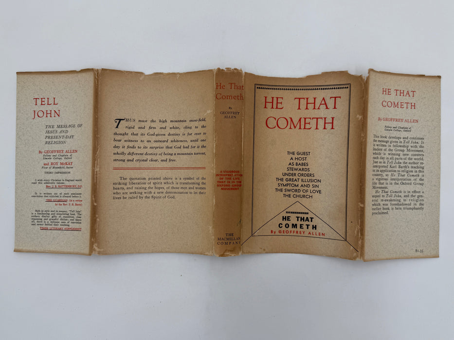 He That Cometh by Geoffrey Allen from 1933 - ODJ