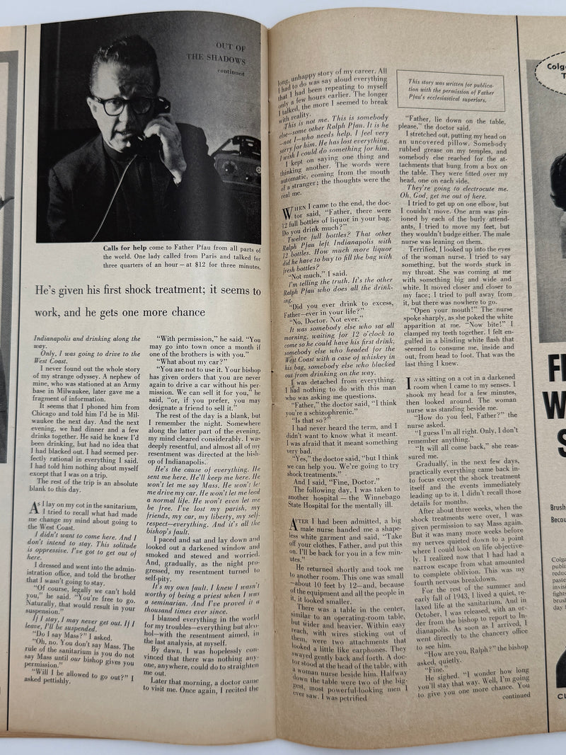 Look Magazine — March 4, 1958 | “A Priest’s Own Story” by Father Ralph Pfau and Al Hirshberg