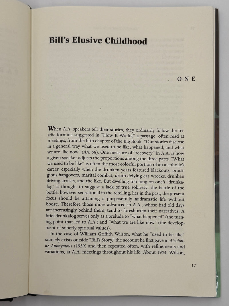 Bill W. and Mr. Wilson: The Legend and Life of A.A.'s Co-founder - 2000 Hardcover ODJ - Ex-Library