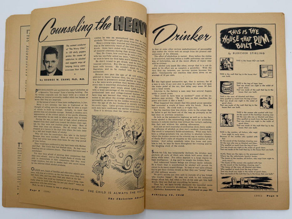 The Christian Advocate — Temperance Issue (February 12, 1948)