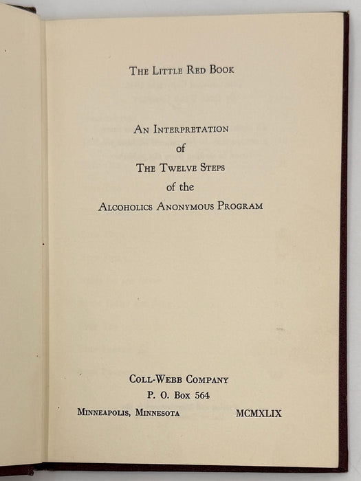 1949 Printing of The Little Red Book