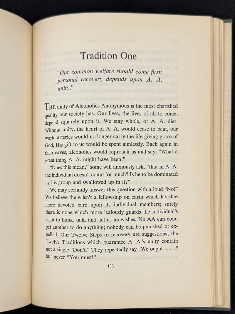 Twelve Steps and Twelve Traditions | Third Printing — December 1958 — RDJ