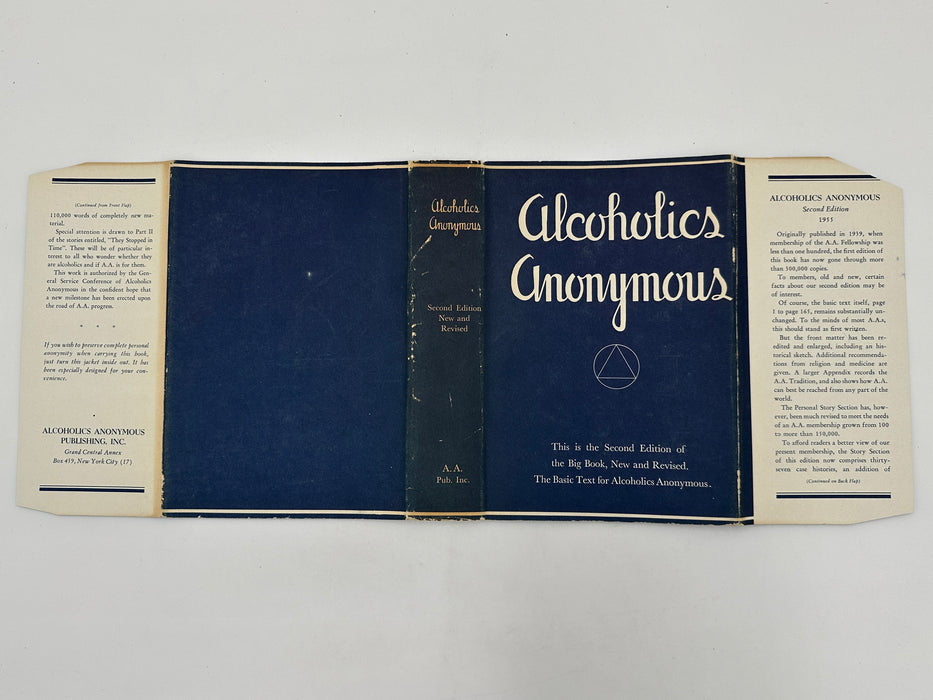 Alcoholics Anonymous Second Edition 2nd Printing with ODJ