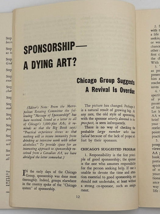 AA Grapevine from February 1953 - Clancy I. Article Recovery Collectibles