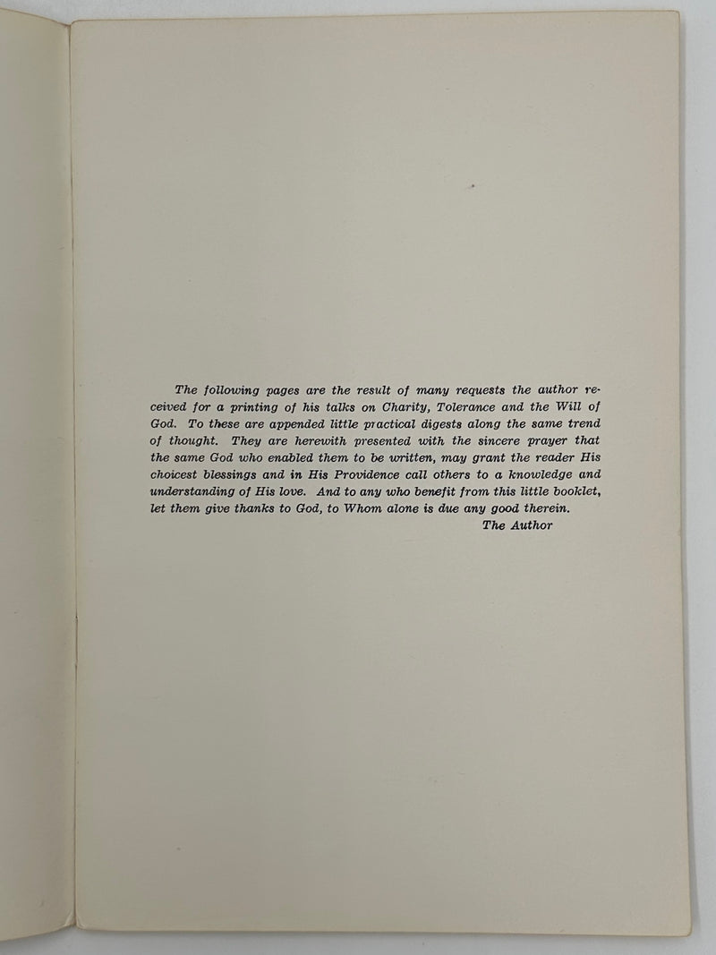 The Golden Book of Tolerance by Father Ralph Pfau West Coast Collection
