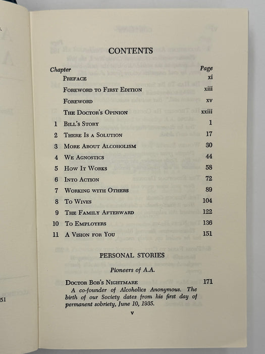 Alcoholics Anonymous Second Edition 16th Printing from 1974 - RDJ