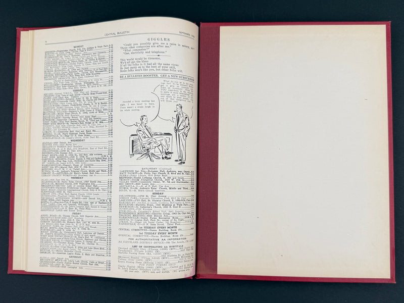 The Cleveland Central Bulletin Collection — Original Bound Volumes, 1942–1962