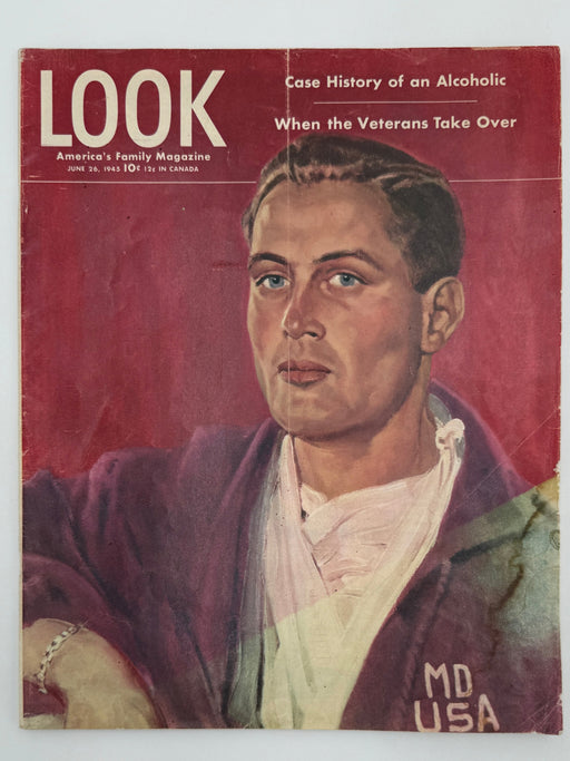 Look Magazine from June 1945 - Case History of an Alcoholic Recovery Collectibles