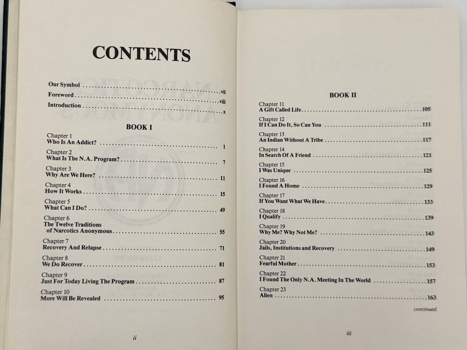 Narcotics Anonymous — Second Edition (1982) C.A.R.E.N.A. Publishing · Original Dust Jacket