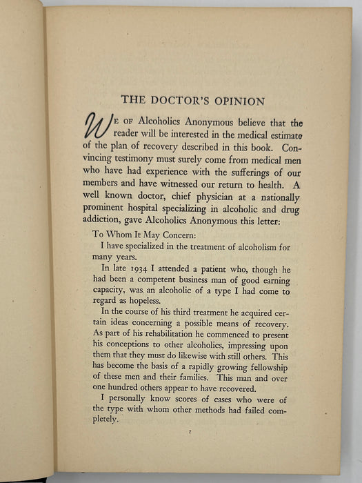 Alcoholics Anonymous First Edition 12th Printing from 1948 - ODJ