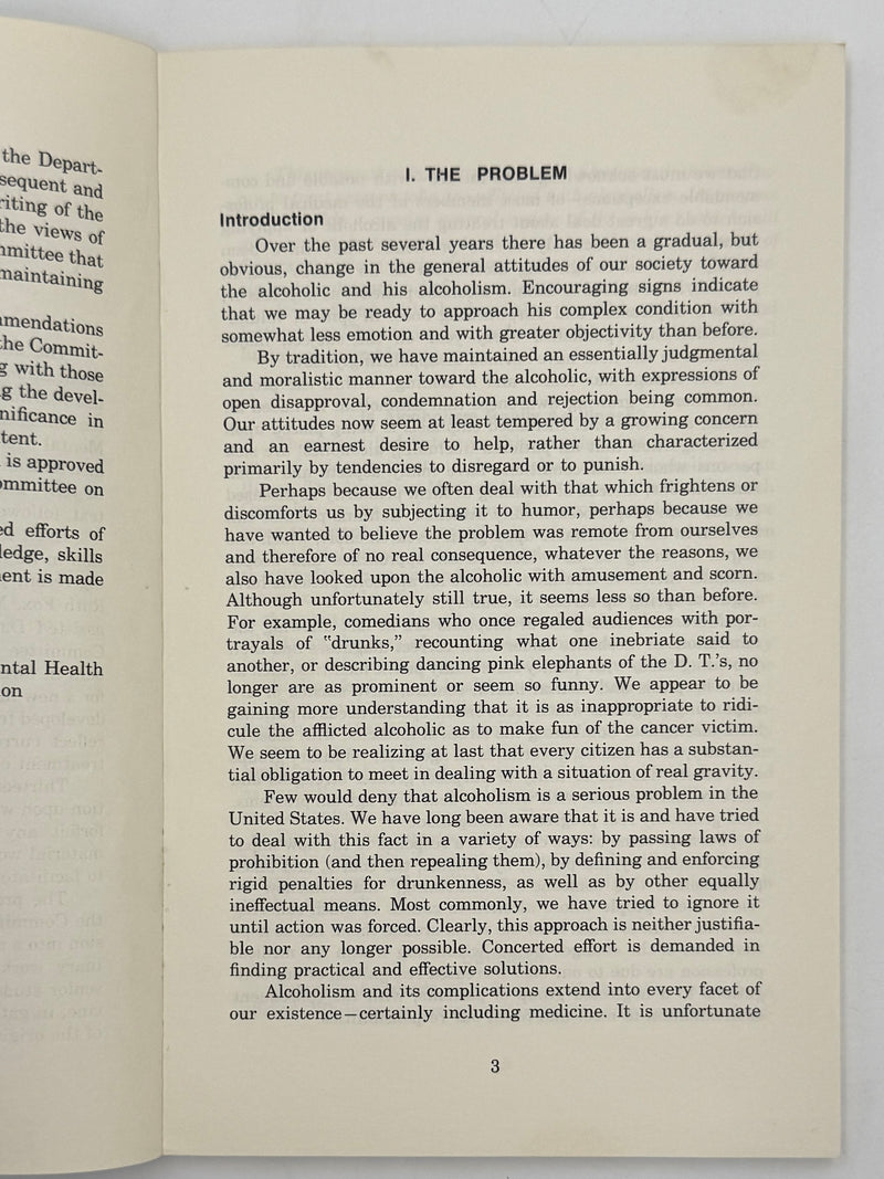 Manual on Alcoholism of the American Medical Association - 1967