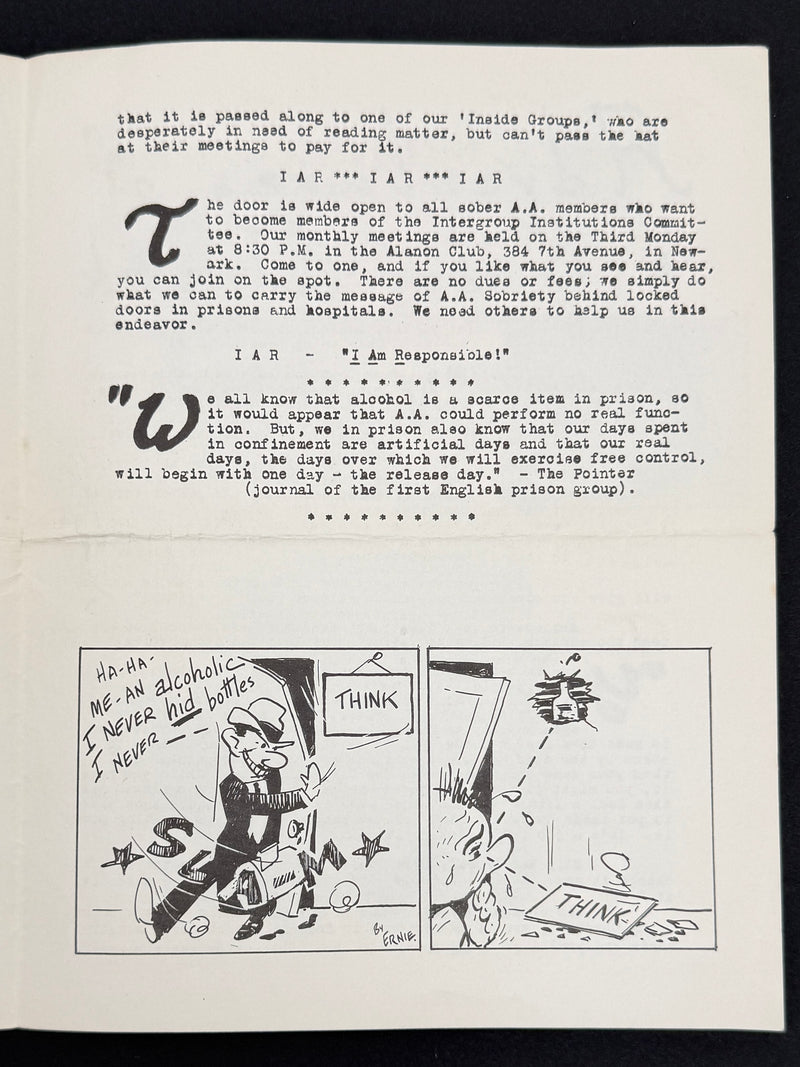 The Envoy Vol. I No. 5 — April 1966 — Newark, New Jersey A.A. Newsletter