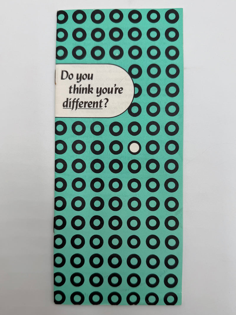Do you think you're different? - AA Pamphlet - 1976
